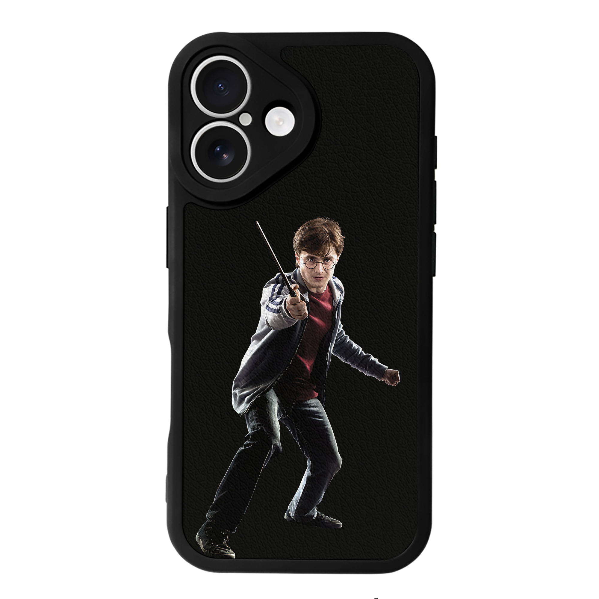 （画像用） Harry Potter ハリー・ポッターシリーズ 【iPhone 16シリーズ対応】シリコンスマホケース（レザー調） 材質：シリコン